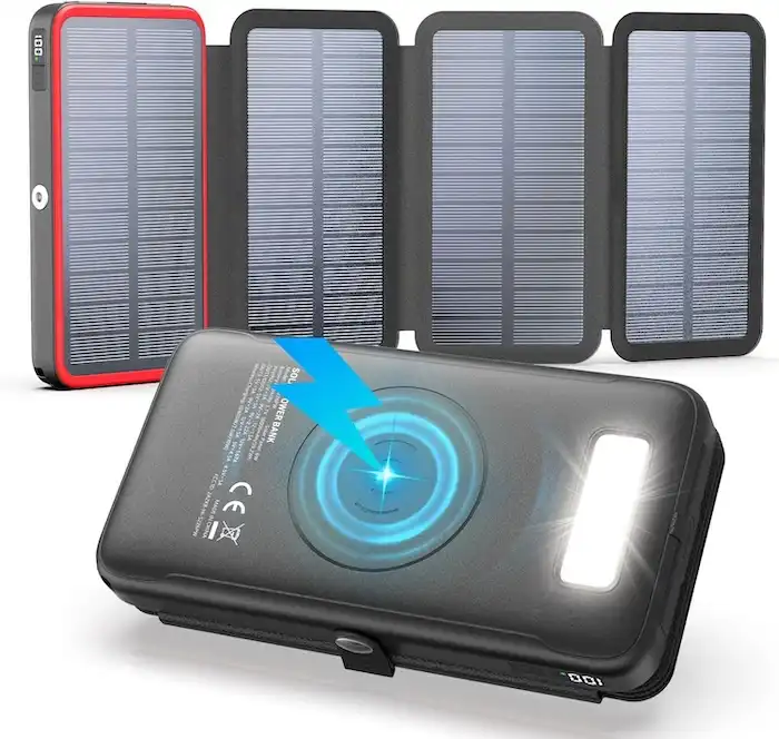 Chargeur Solaire FEELLE 25 000 mAh